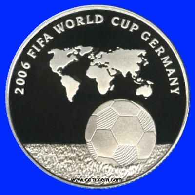 Soccer Silver Proof Coin